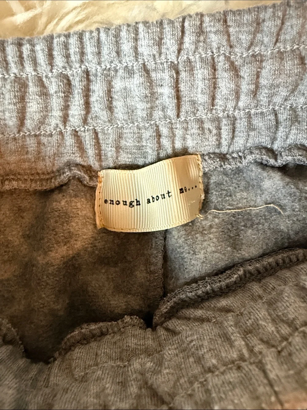 enough about me... Gray Leopard Print Joggers with Black Side Stripe - Picture 2 of 4
